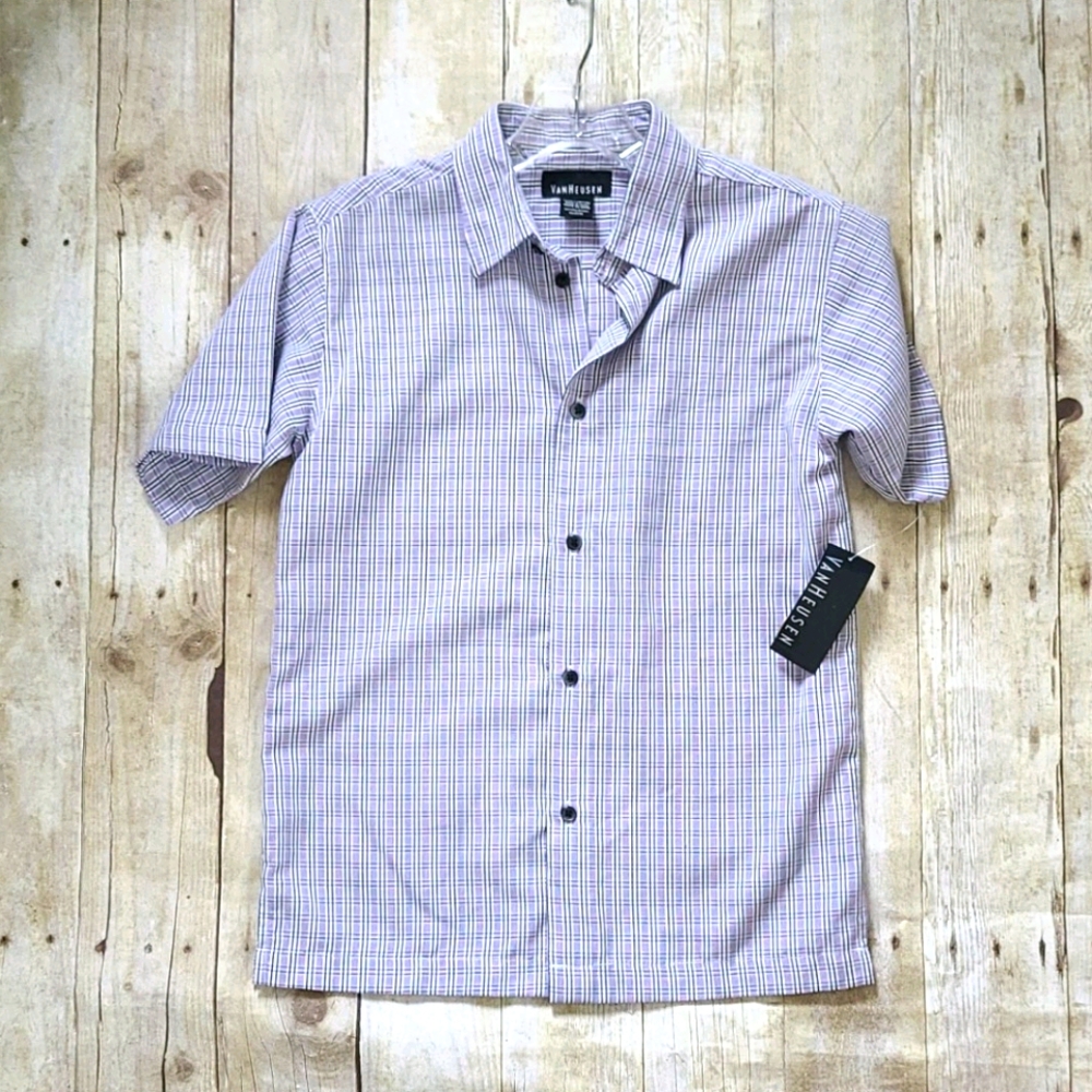 NWT Van Heusen M 10/12 Boys Spring Shirt Dress SS